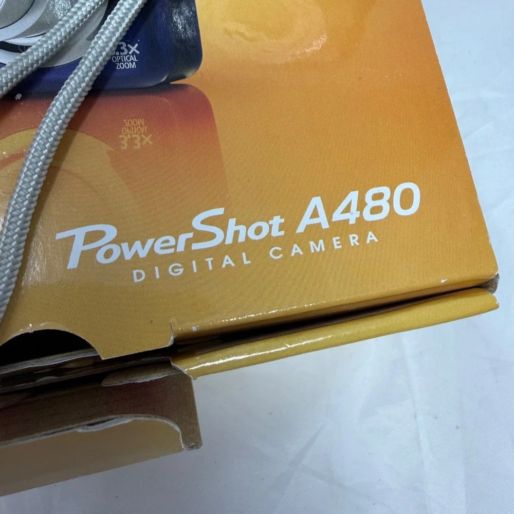 Canon PowerShot A480 10.0MP Digital Camera Blue 3.3x Optical Zoom PC1351 Boxed